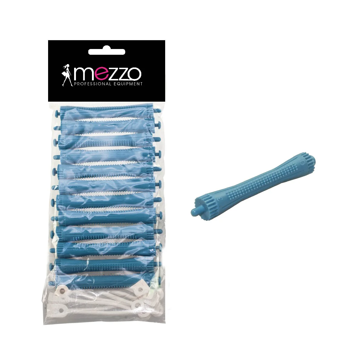 Bigoudis à permanente avec élastique x12 - Image 2
