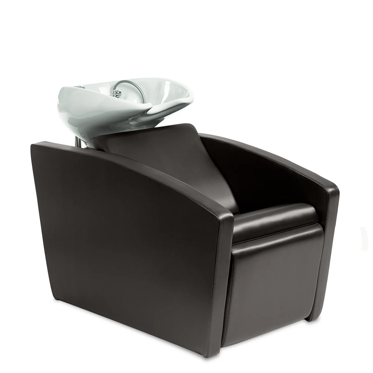 Bac ADRIEN 1 place fixe cuvette blanche - Image 2