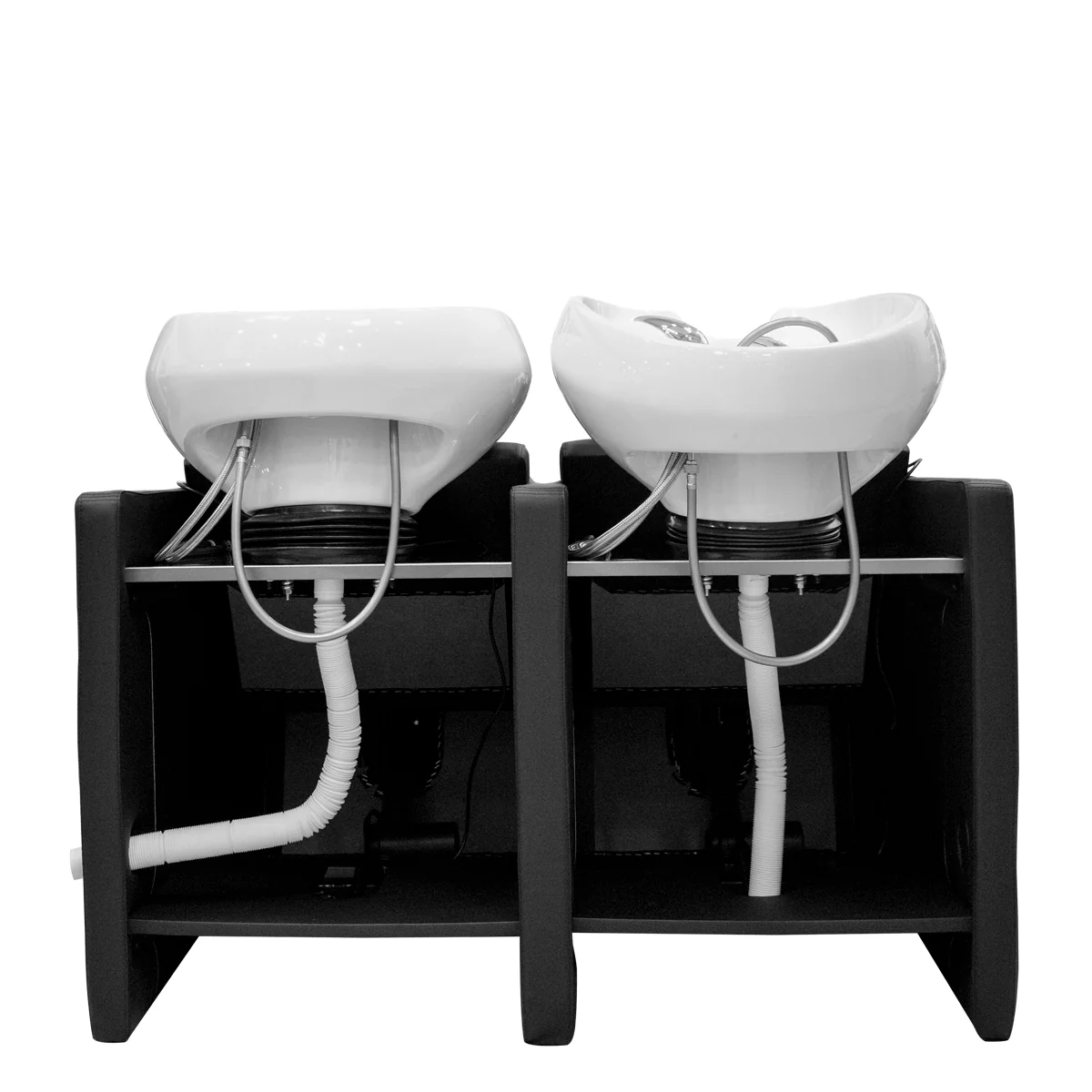 Bac ADRIEN 2 places Lève-jambes électrique cuvette blanche - Image 3