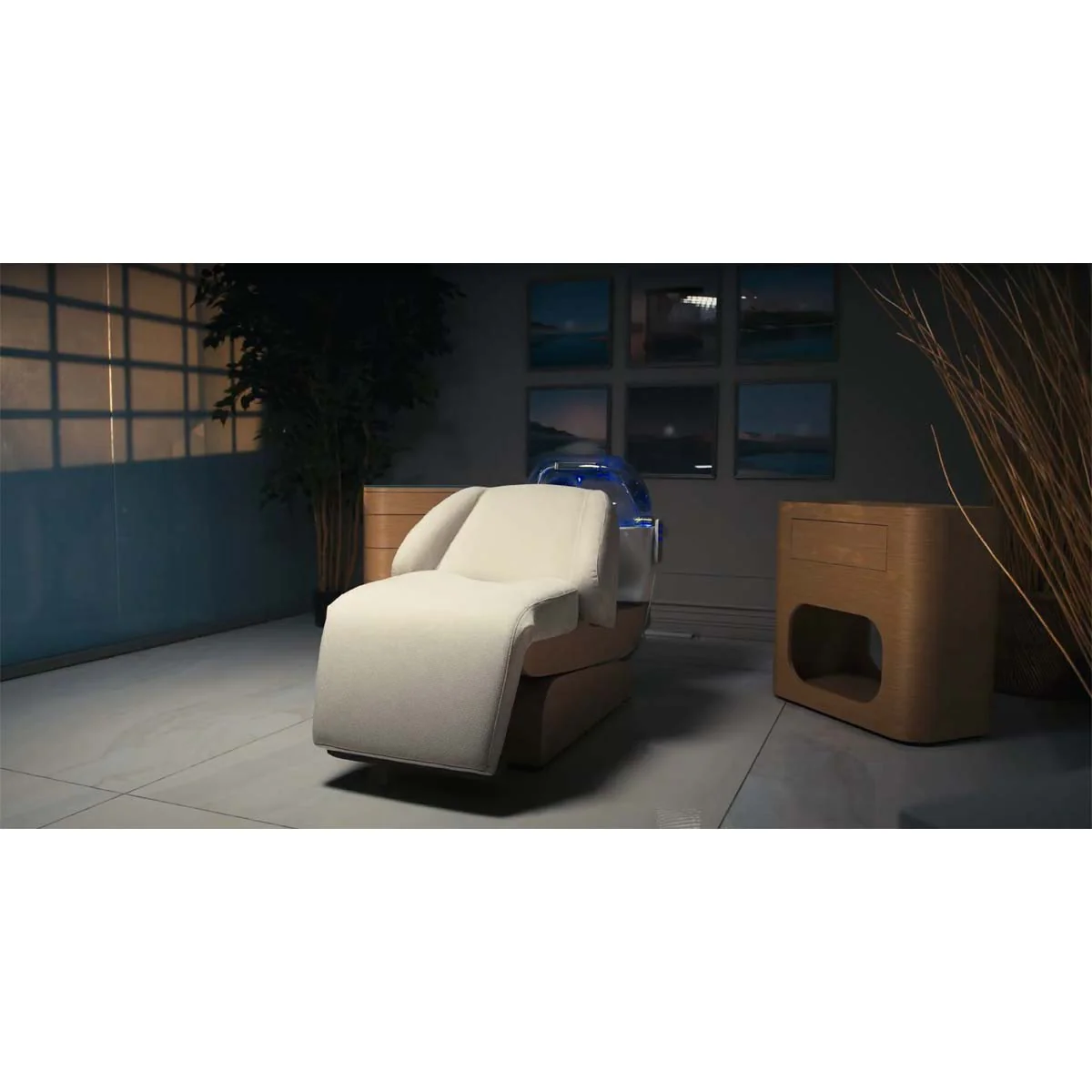 Bac HEAVEN Massage Air + Igloo Shirodara + Vapomist 1 + Repose-tête - Image 23