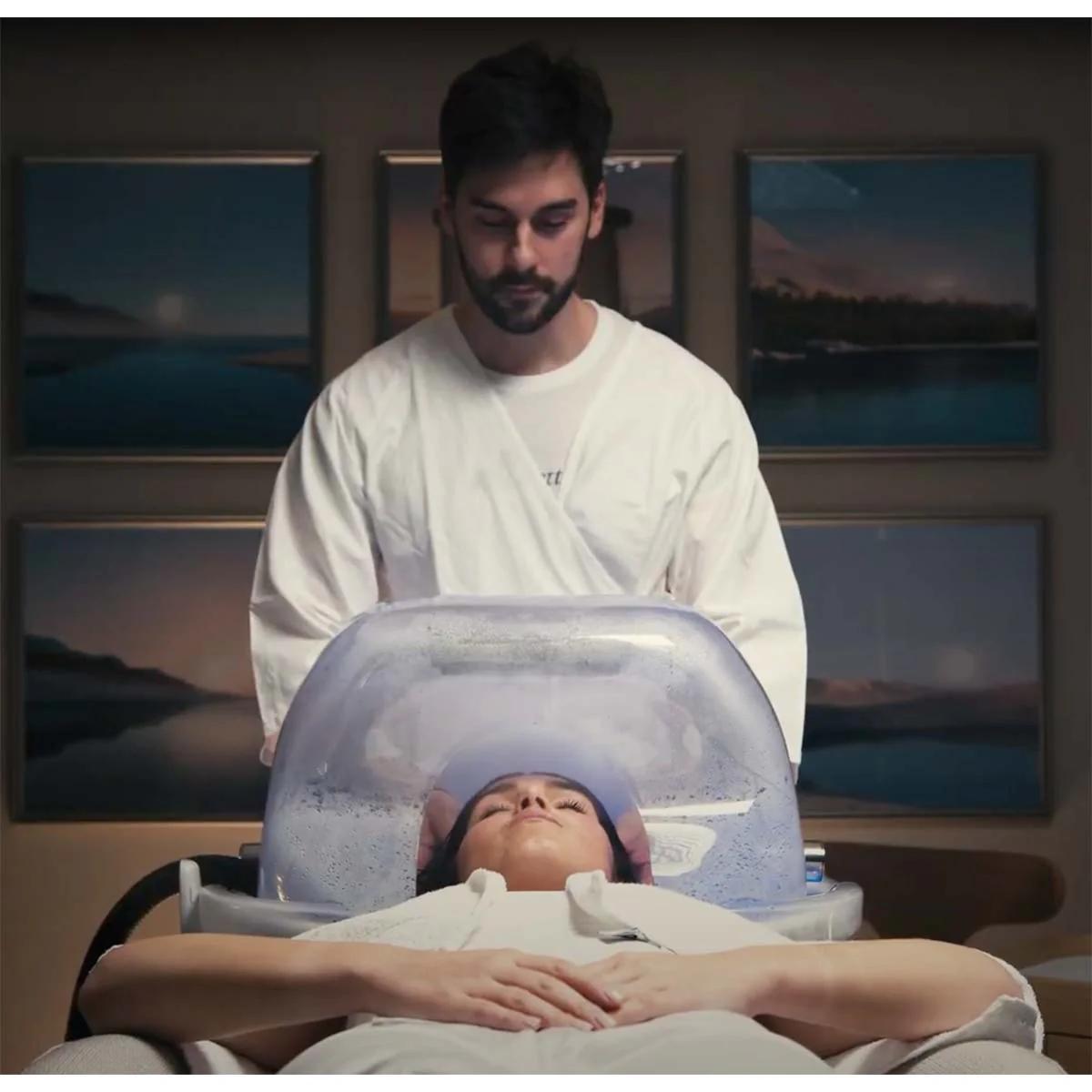 Bac HEAVEN Massage Air + Igloo Shirodara + Vapomist 1 + Repose-tête - Image 38