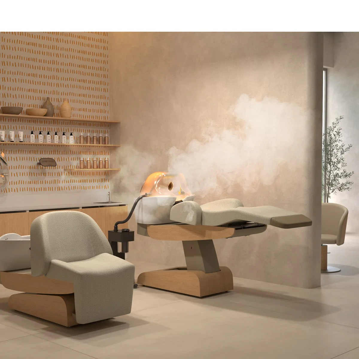 Bac HEAVEN Relax + Igloo Shirodara + Vapomist 1 + Repose Tête - Image 49