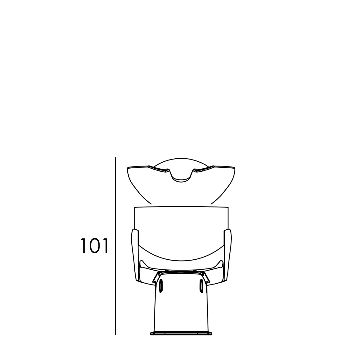 Bac Lady KATY Structure Noire - Image 4