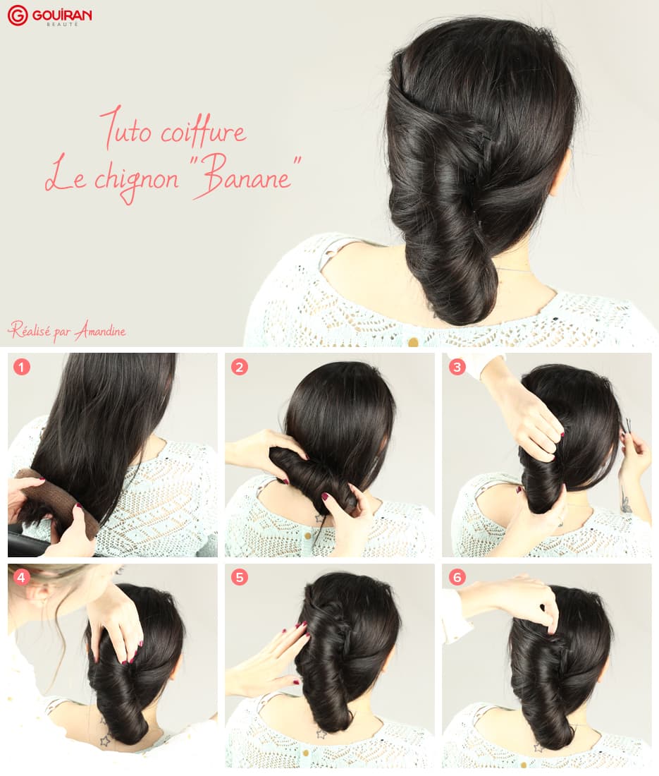 Boudin chignon avec pressions 23cm - Image 2