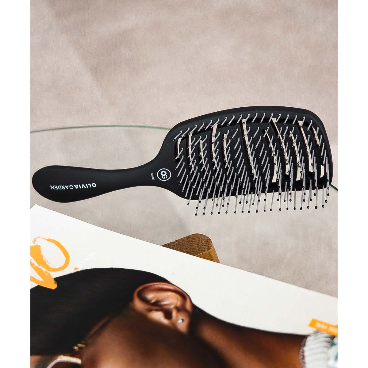 Brosse Essential Care Flex Matt Black pour cheveux épais - Image 5