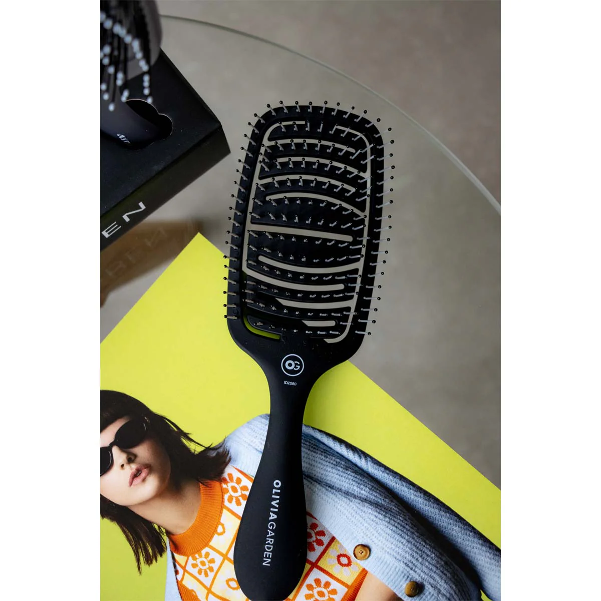 Brosse Essential Care Flex Matt Black pour cheveux épais - Image 7