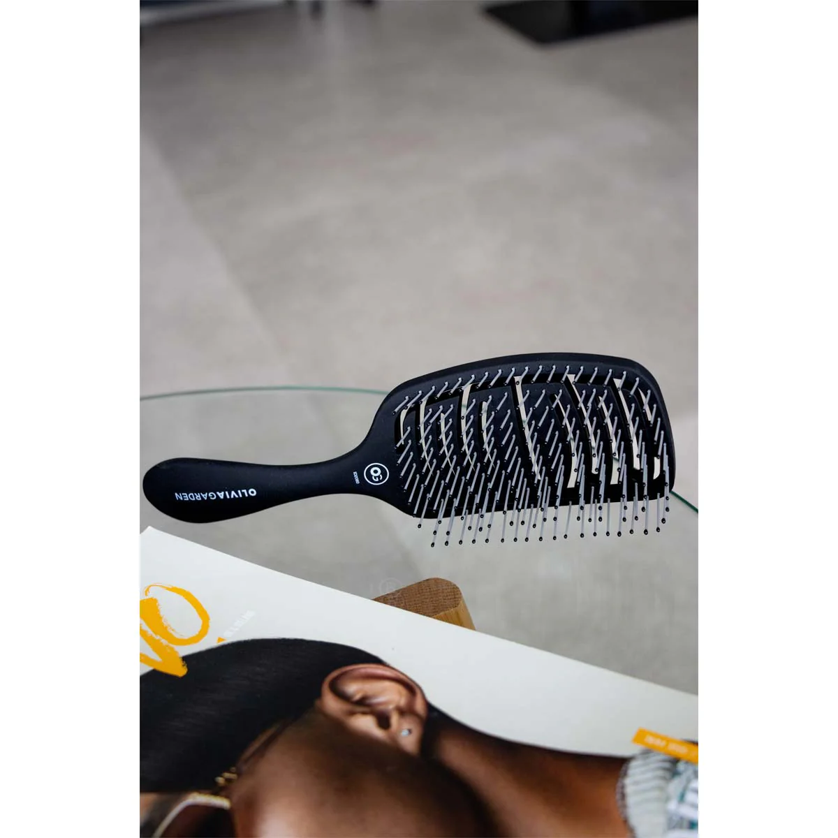 Brosse Essential Care Flex Matt Black pour cheveux épais - Image 8