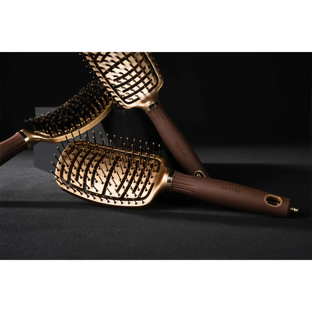 Brosse Expert Care Flex Gold & Brown Nylon - Image 6