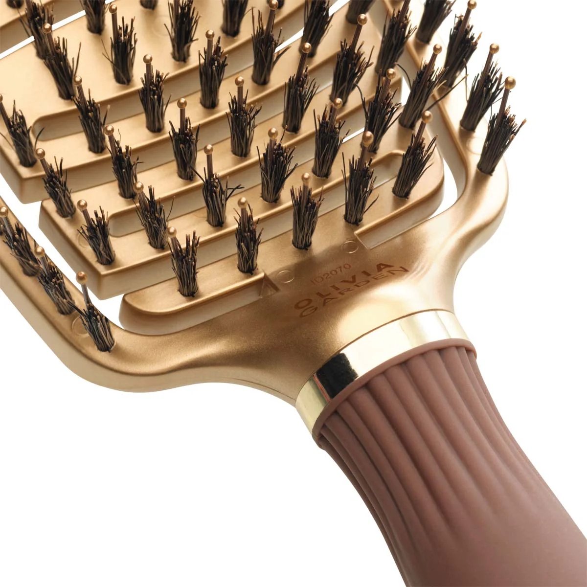 Brosse Expert Care Flex Gold & Brown Sanglier & Nylon - Image 6