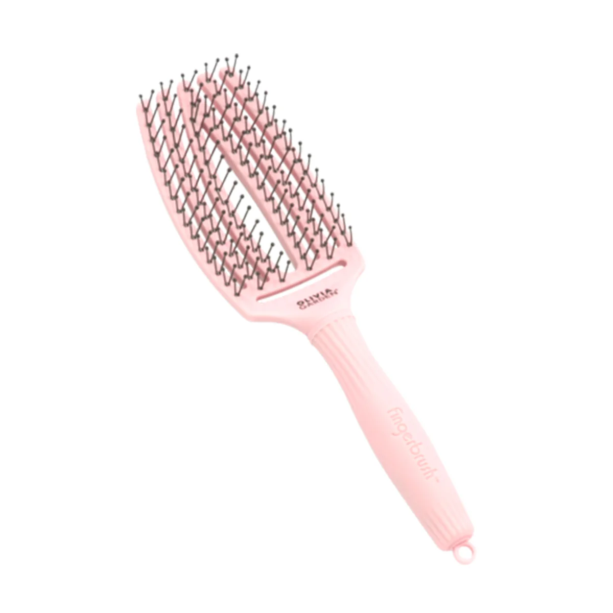 Brosse FINGERBRUSH Care Iconic Double Nylon Rose Pastel - Image 5