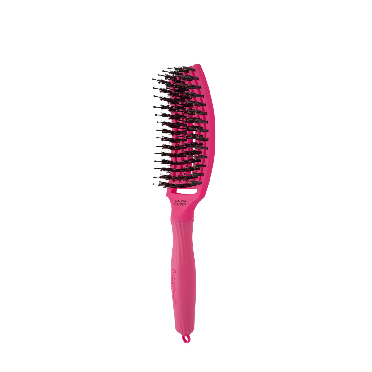 Brosse FINGERBRUSH CARE ICONIC Hot Pink Sanglier & Nylon Taille M - Image 3