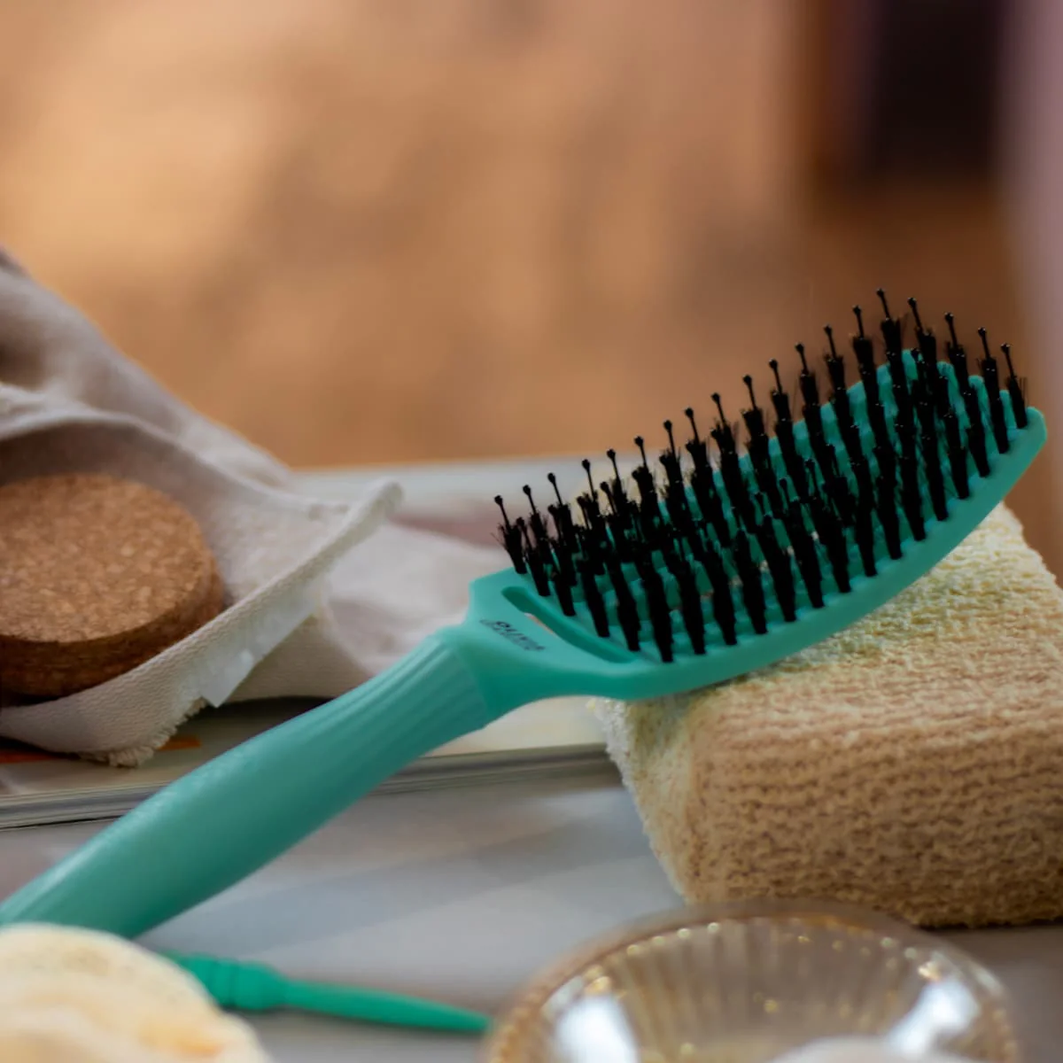 Brosse FINGERBRUSH CAR IONIC Sanglier & Nylon taille M - Image 6