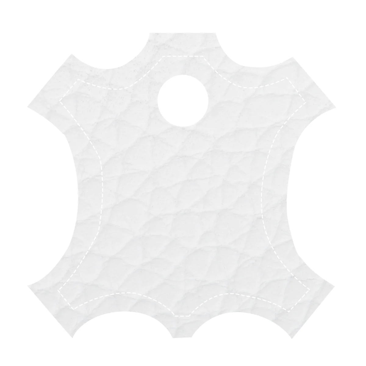 Caisse MADAME Matelassée avec Boutons Structure Blanc Gloss - Image 15