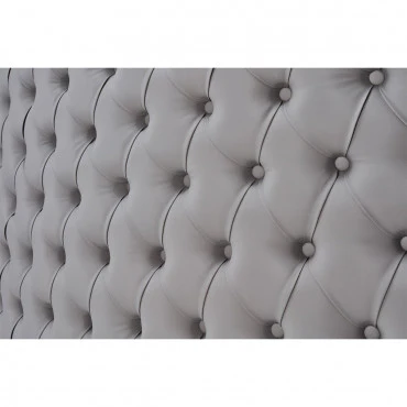 Caisse MADAME Matelassée avec Boutons Structure Blanc Gloss - Image 5