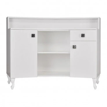 Caisse OBSESSION II Matelassée Cristaux Swarovski Structure Blanc Gloss - Image 3