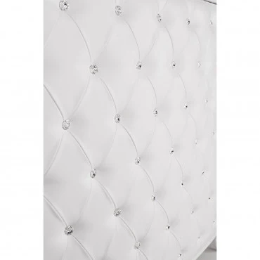 Caisse OBSESSION II Matelassée Cristaux Swarovski Structure Blanc Gloss - Image 6