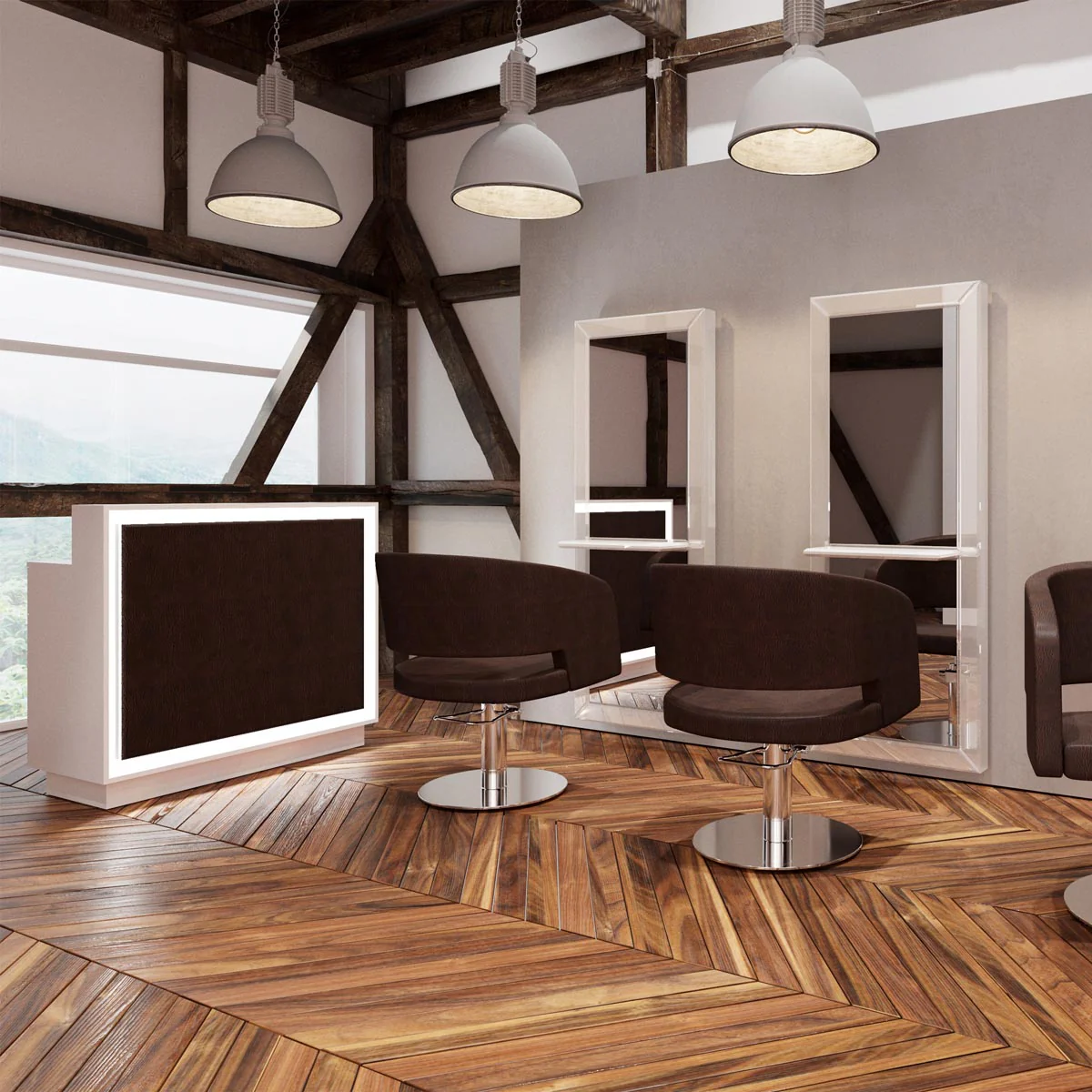 Caisse ZOE Eclairage LED Structure Blanc Mat - Image 4