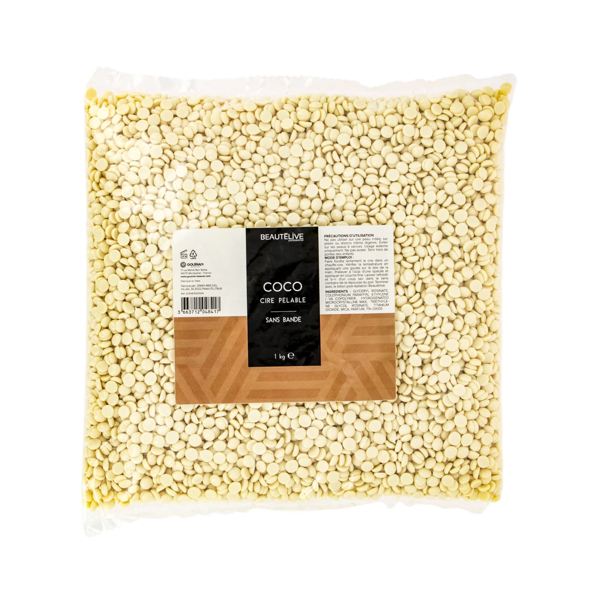 Cire épilation peaux sensibles et délicates à la coco sans bande - Image 2
