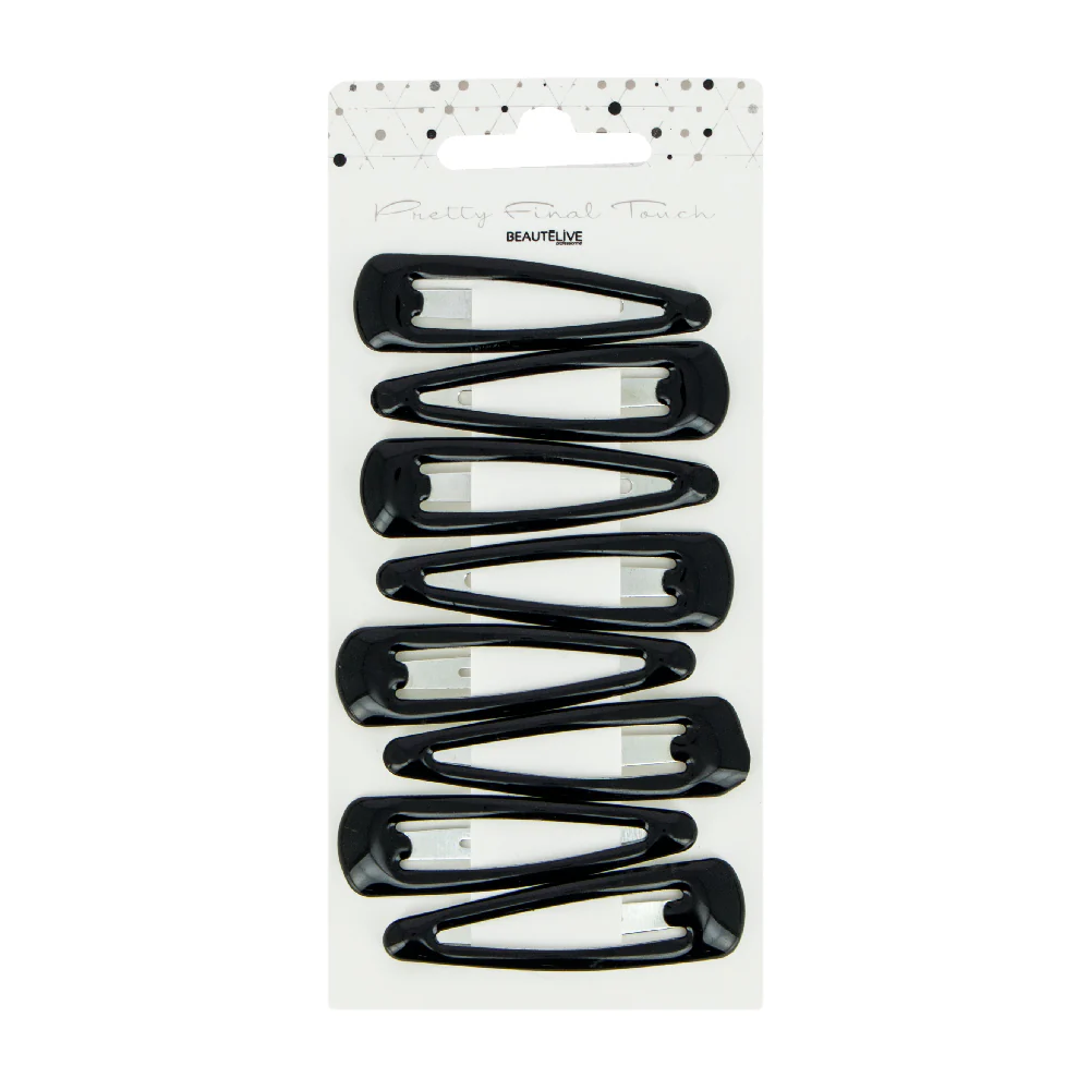 Barrettes à cheveux clic clac modèle moyen x8 - Image 3