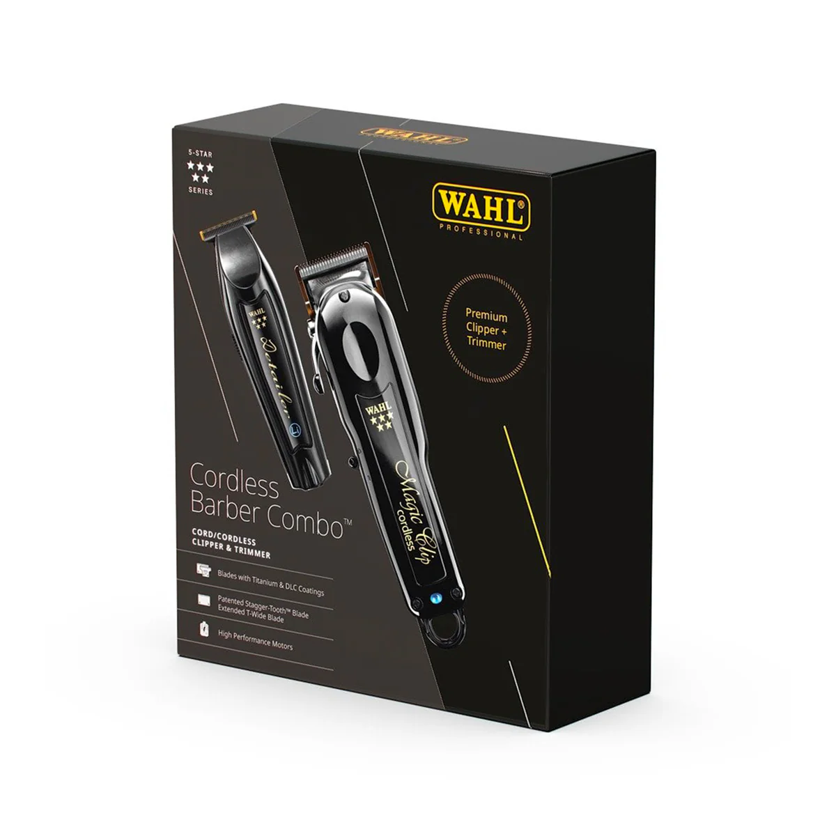 Coffret Tondeuses Noires Cordless Barber - Image 2