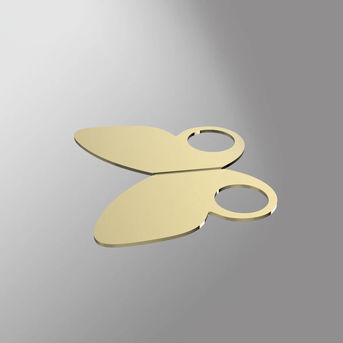 Coiffeuse Butterfly B Tablette Blanc ou Or - Image 3