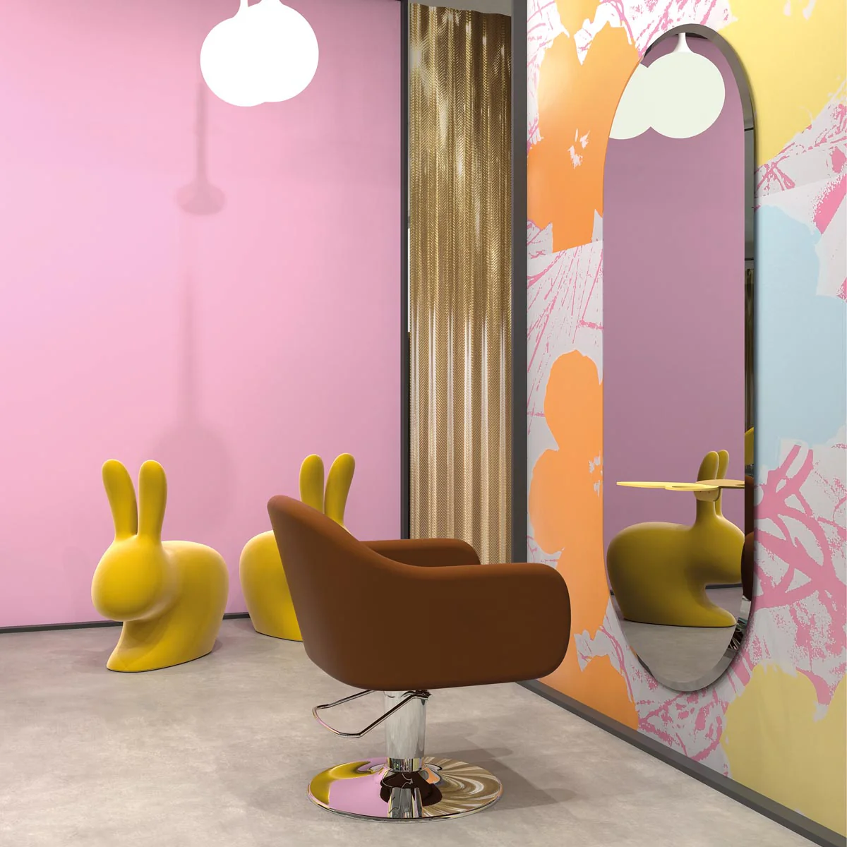 Coiffeuse Butterfly O tablette blanc ou Or - Image 3