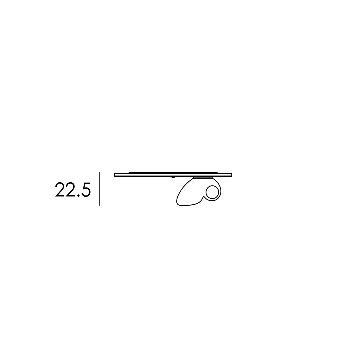 Coiffeuse Butterfly O tablette blanc ou Or - Image 6