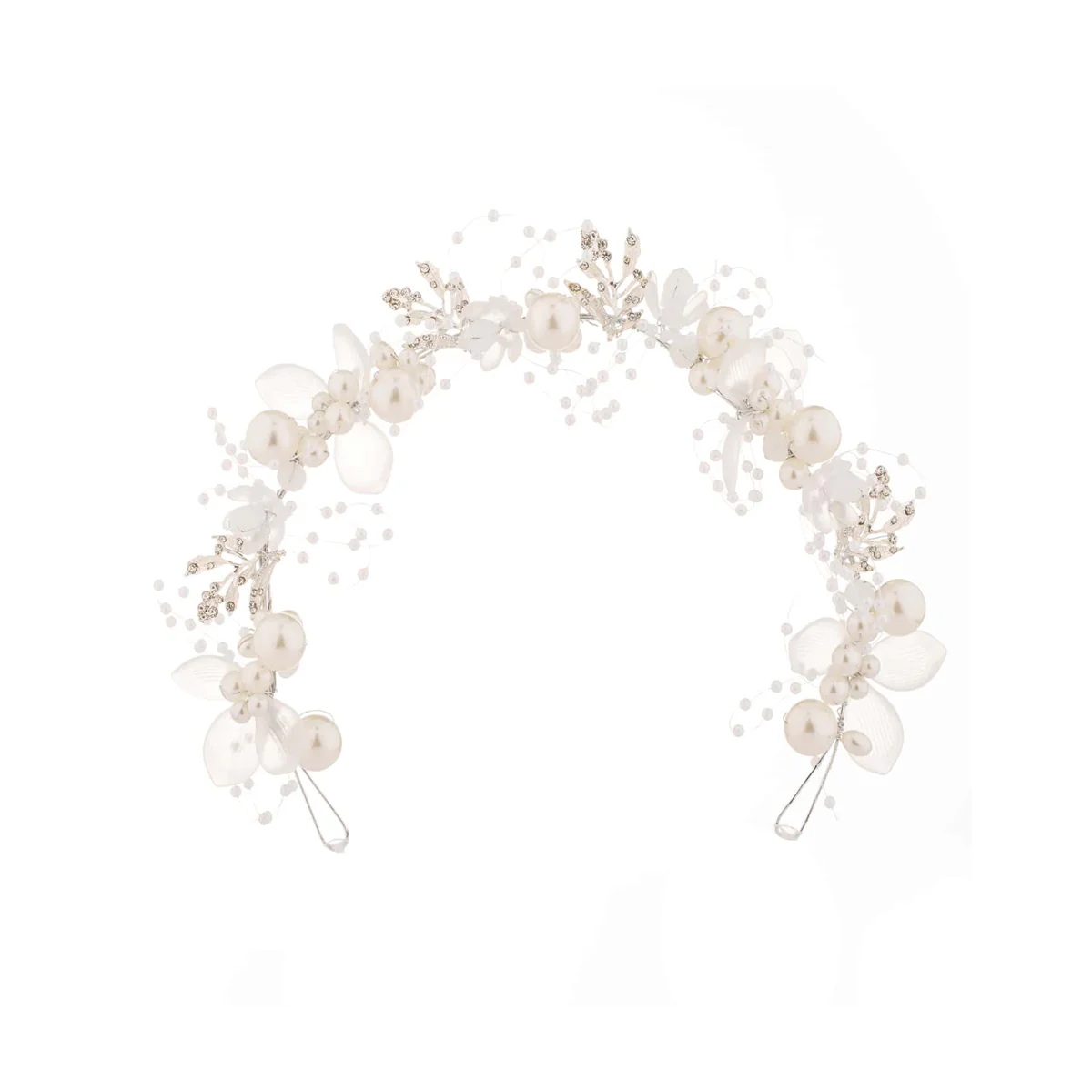 Couronne Cheveux Mariée JEANNE - Image 2
