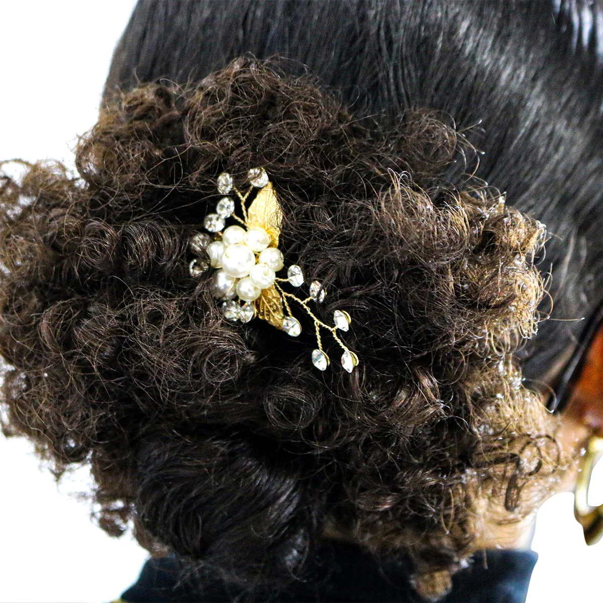 Epingle à Cheveux Mariée ESMEE Doré - Image 2