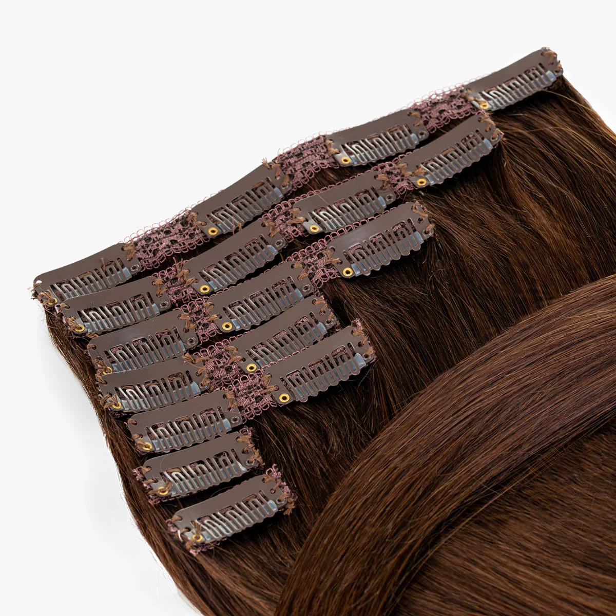 KIT COMPLET Tête Entière Extensions avec Clips 7 Bandes 50/55cm - Image 2