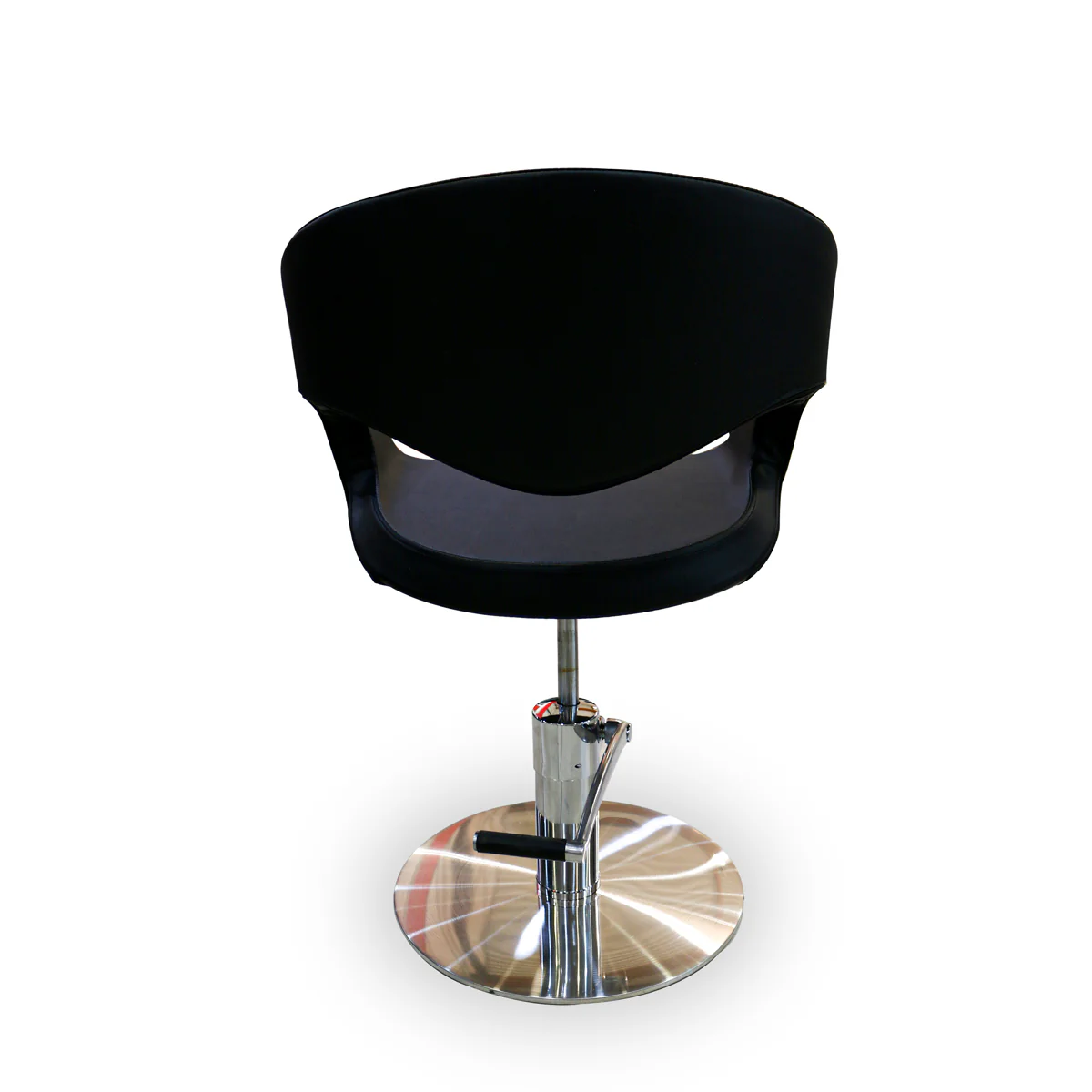 Fauteuil de Coiffure VELGANO Noir base Ronde - Image 3