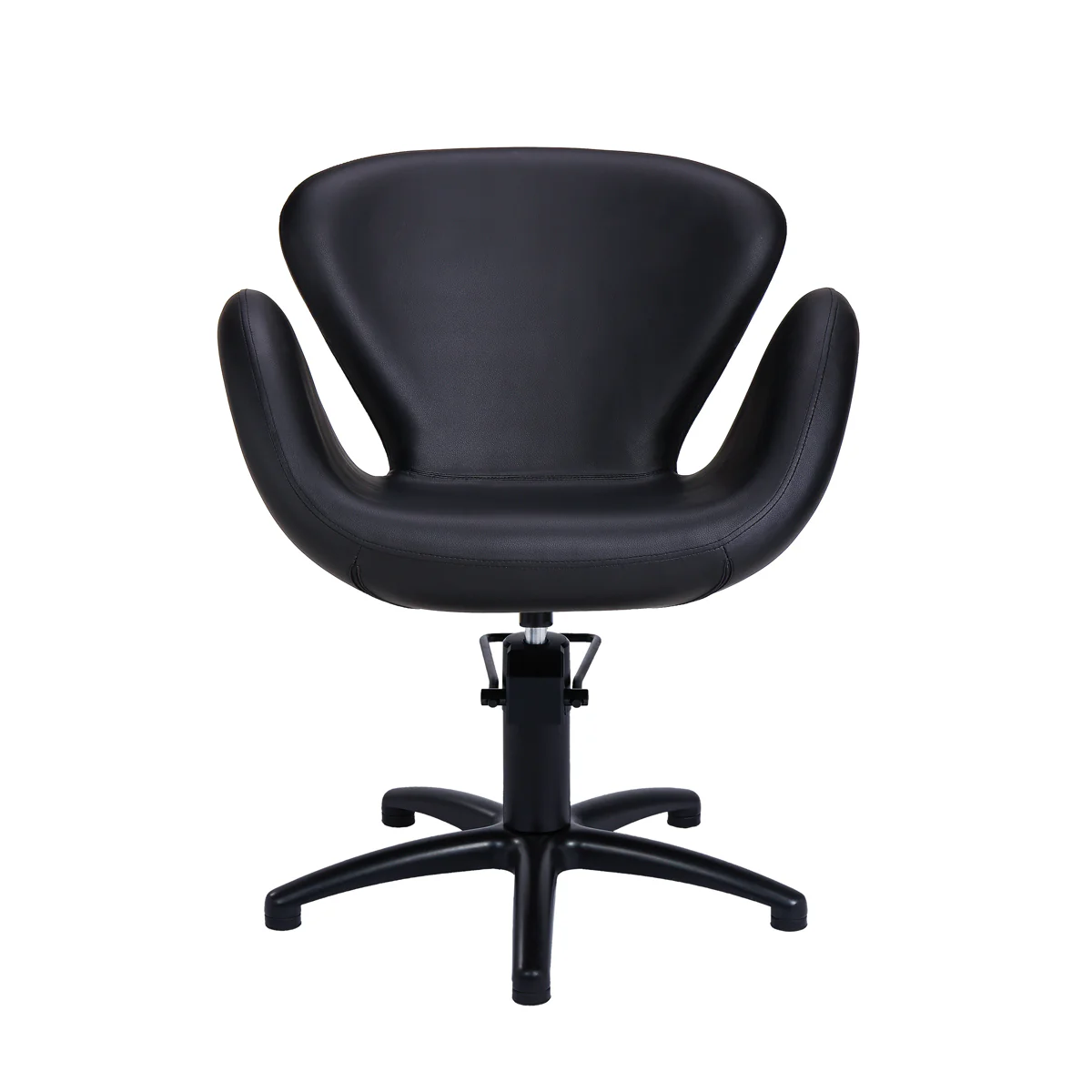 Fauteuil de Coiffure CHLOE Noir Base Etoile Noire - Image 2