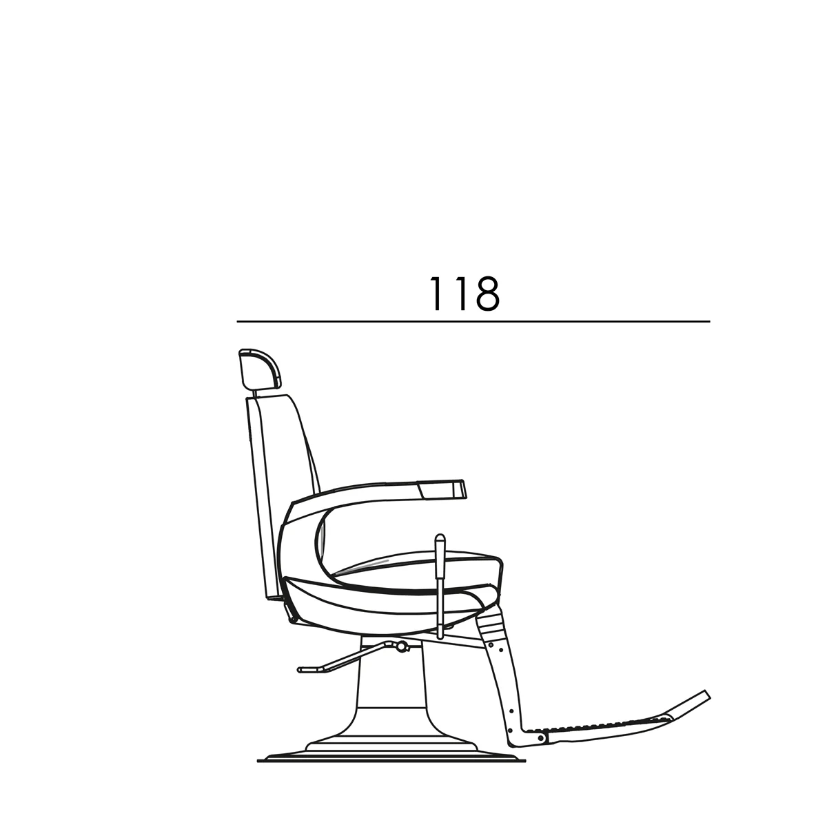 Fauteuil Barbier ZEUS EASY COLOR - Image 6