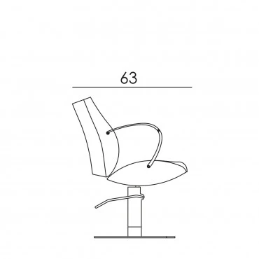 Fauteuil LIONESS accoudoirs acier poli - Image 7