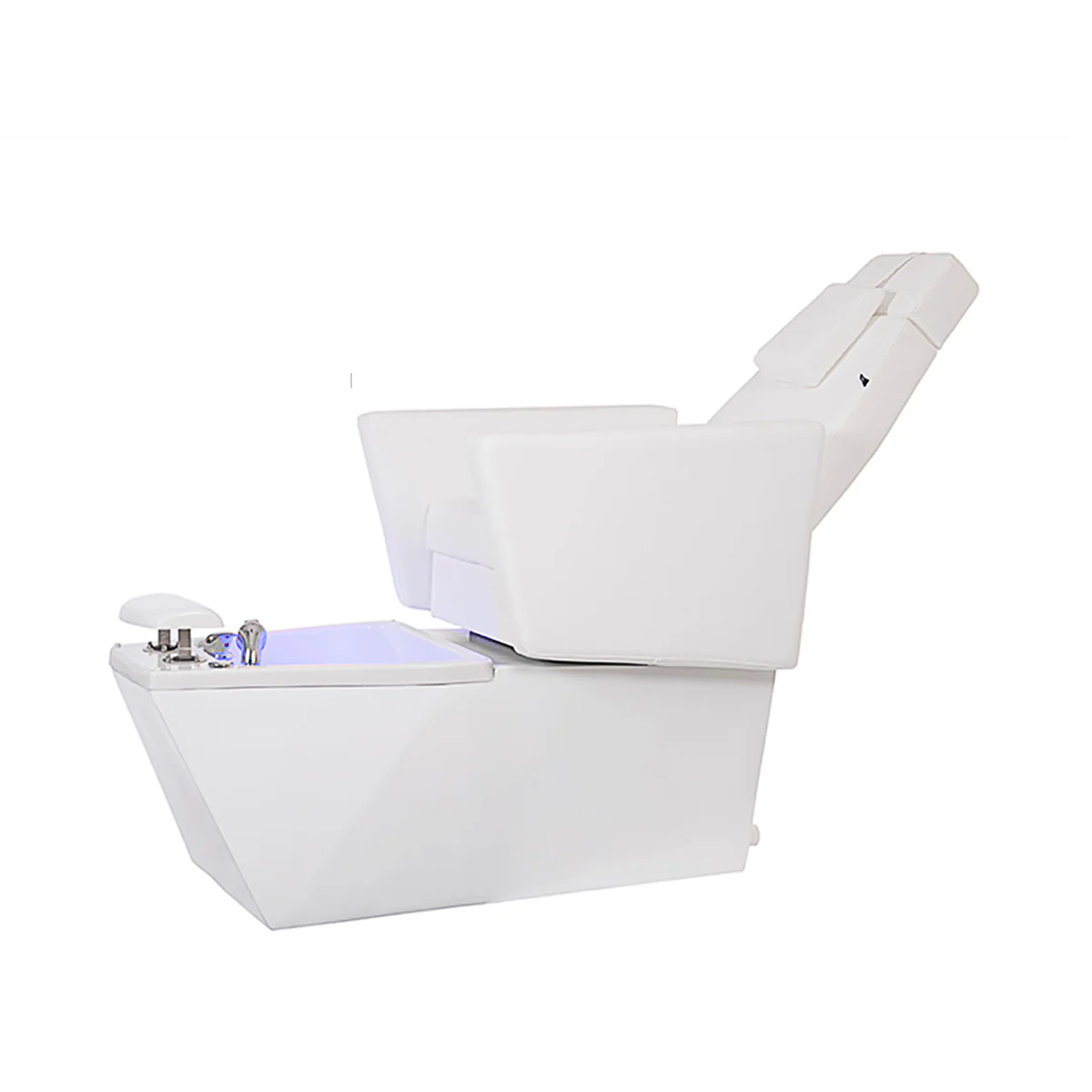 Fauteuil Pédicure GENTLE Bain de Pieds Blanc 2 Moteurs - Image 2