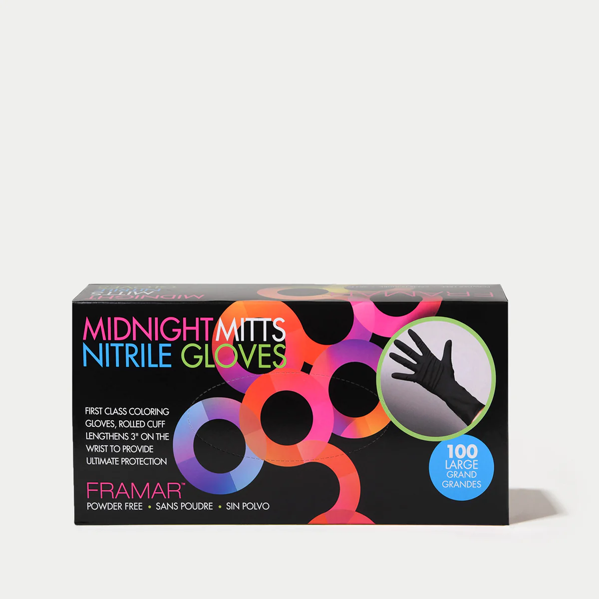 Gants Nitrile MIDNIGHT MITTS X100 - Image 3