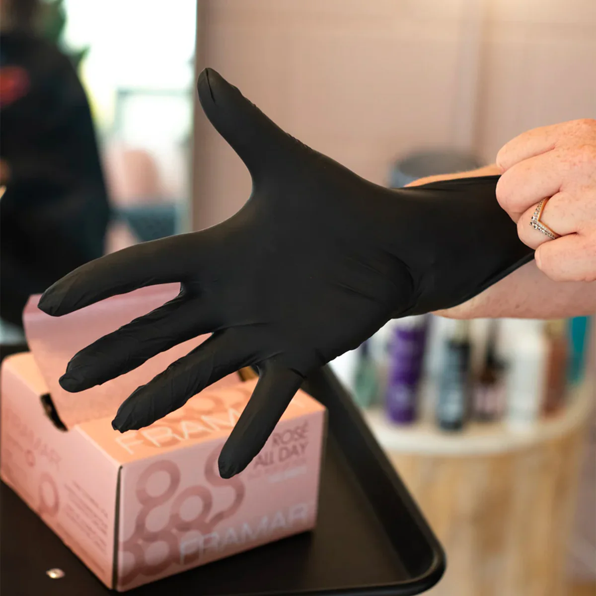 Gants Nitrile MIDNIGHT MITTS X100 - Image 5