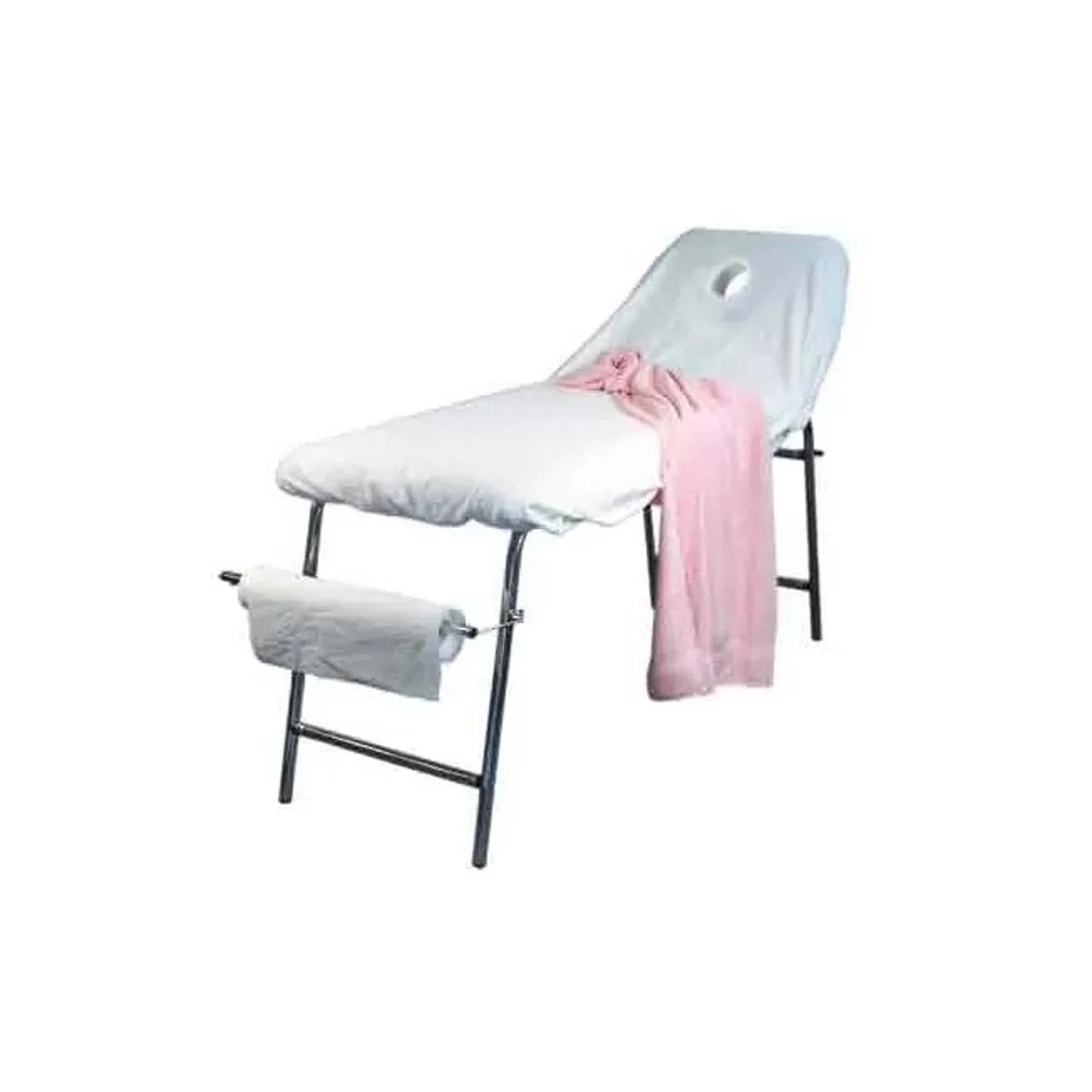 Housse Lit Esthétique Eponge Blanche 200x90cm - Image 3