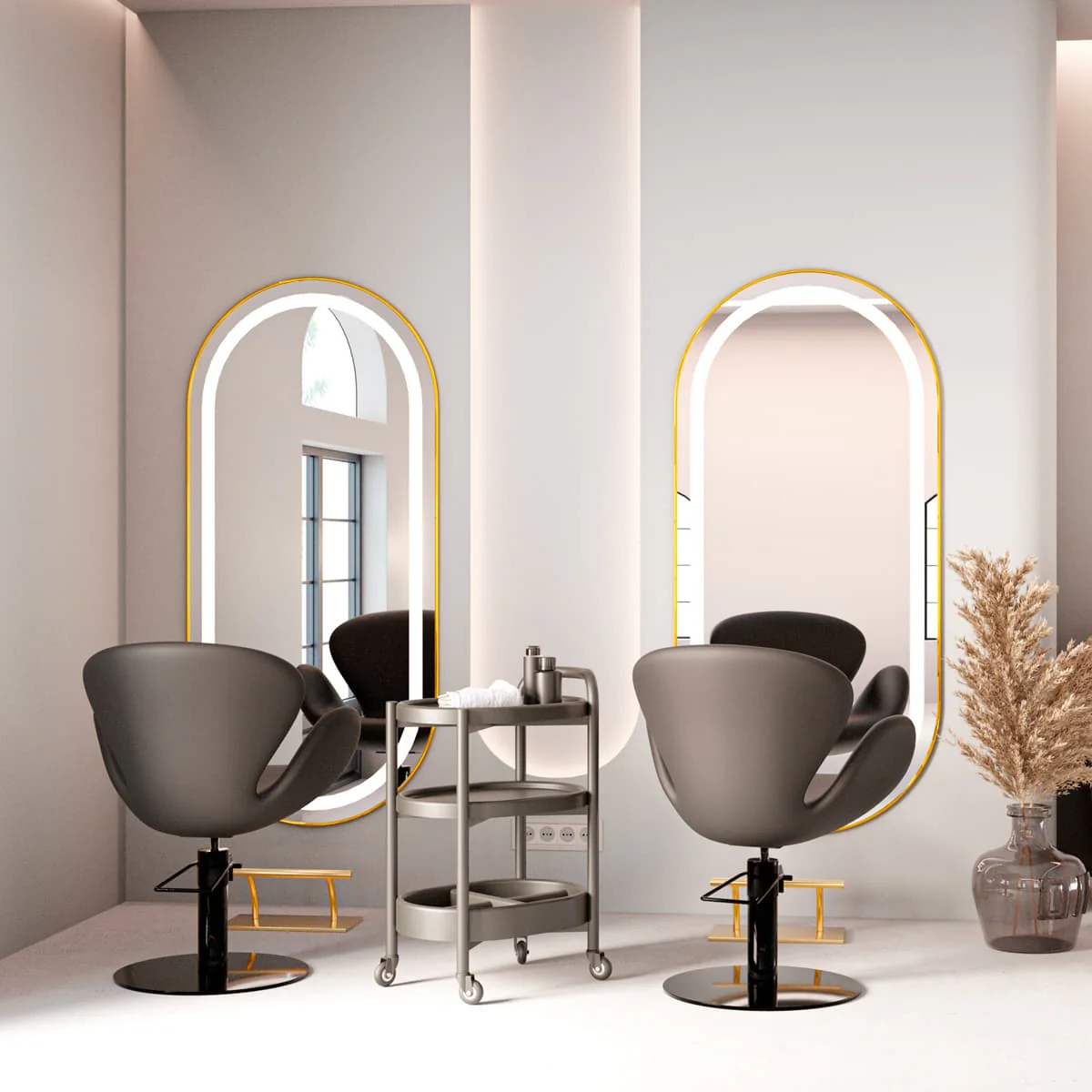 Miroir LOOP Ovale avec Lumière LED - Image 3