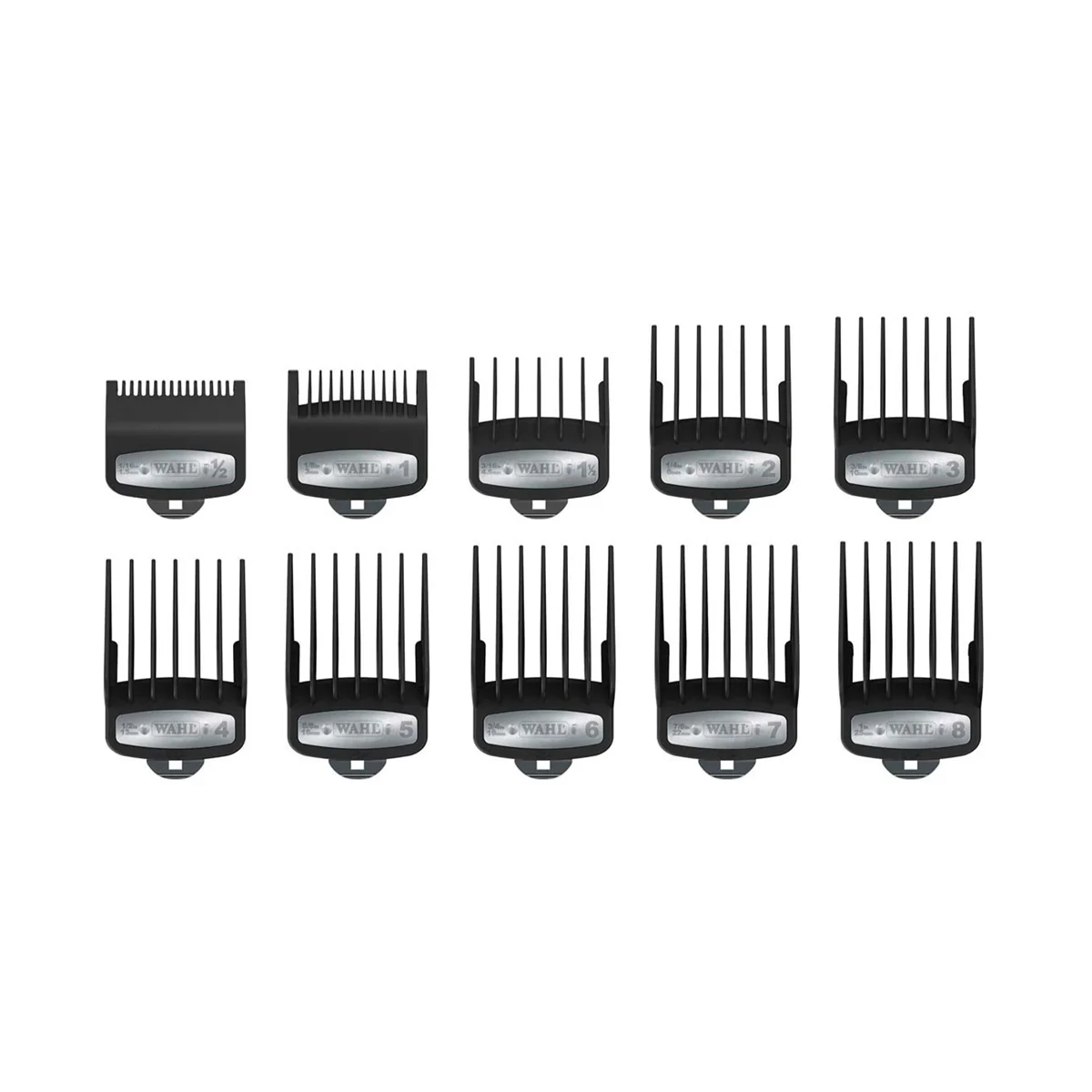 Set de 10 Contre-Peignes Premium noirs 1,5 à 25mm ref 03421-100 - Image 2