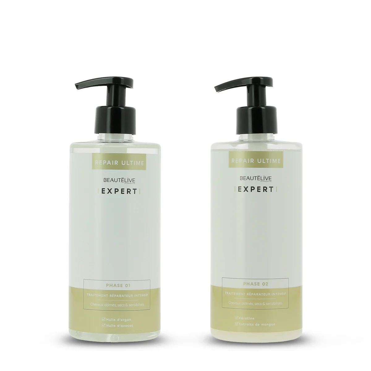SOIN INTENSE REPAIR ULTIME 2X500ML BEAUTELIVE EXPERT - Image 2