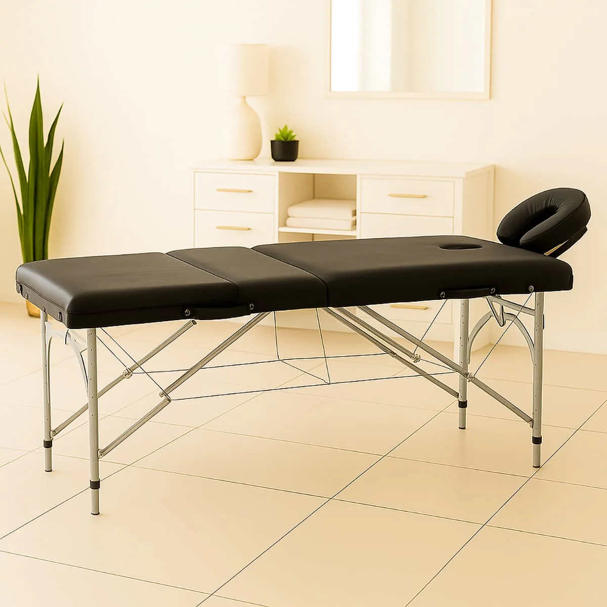 Table de Massage Vastis Noir Pliant - Image 3