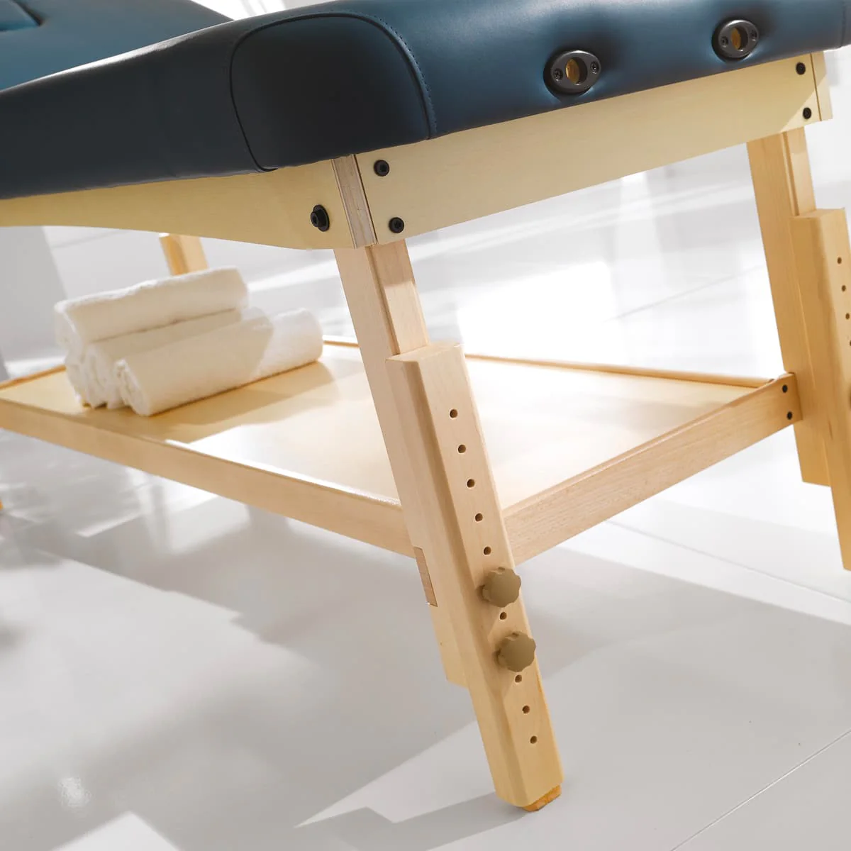 Table de Massage Bleu ORIENT WOOD BED - Image 3