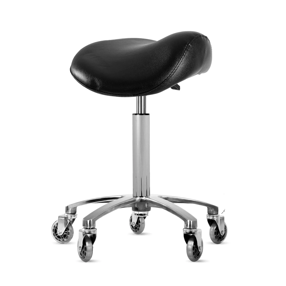 Tabouret AVEIRO selle de cheval roues skate - Image 2