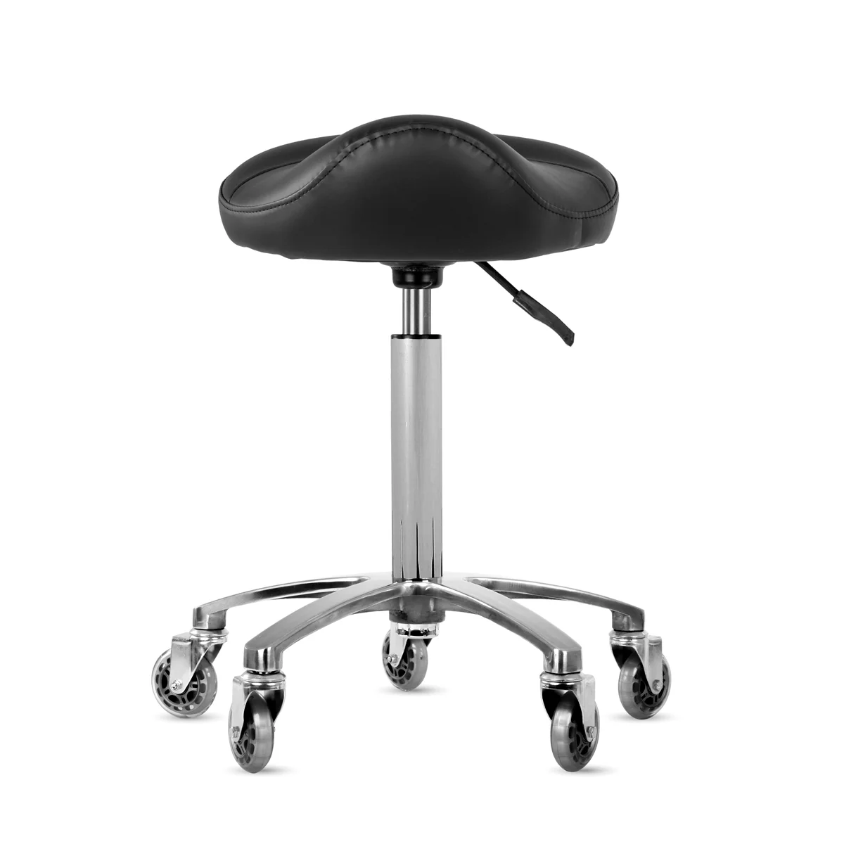 Tabouret SANTO selle de cheval roues skate - Image 2