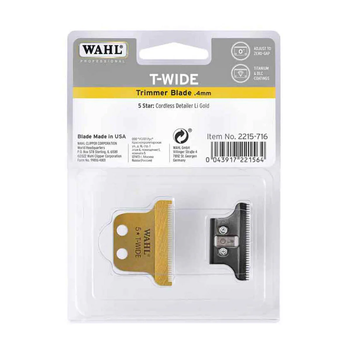 Tête de Coupe Gold Detailer T-Wide - Image 2