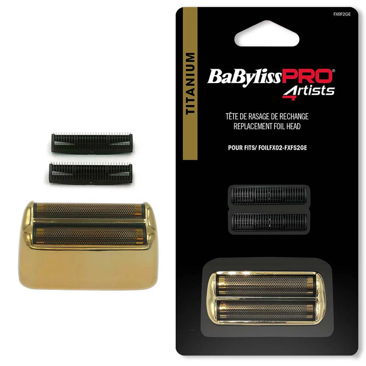Tête de Rasage pour Rasoir FOILFX02 GOLD 4RTISTS ref FXRF2GE - Image 2