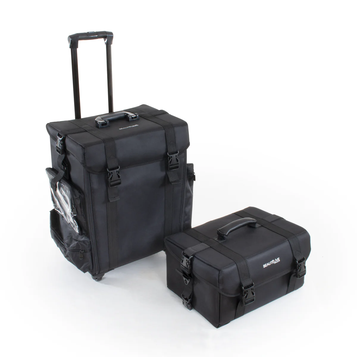 Valise professionnelle noire double compartiment 4 roues BERLIN - Image 3