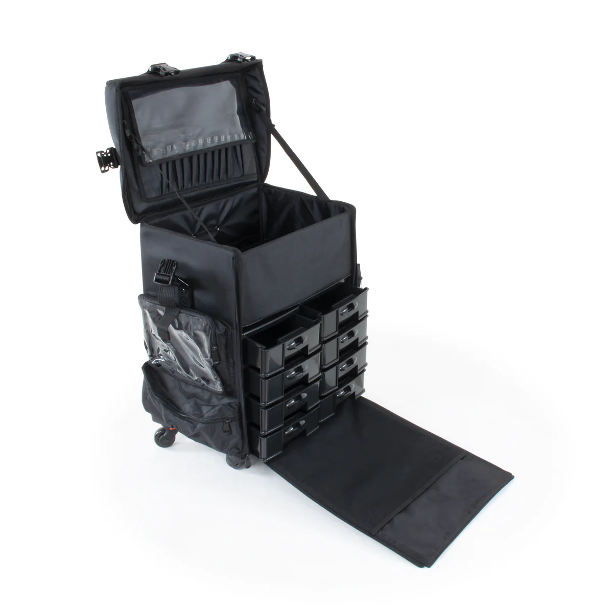 Valise professionnelle noire double compartiment 4 roues BERLIN - Image 5